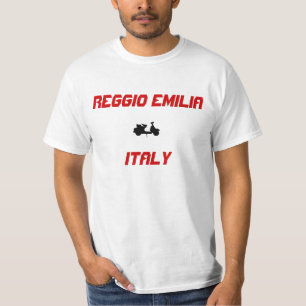 Camiseta Reggio Emilia, patinete de Italia
