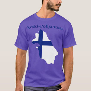 Camiseta Região da Ostrobótnia Central Finlândia