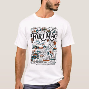 Camiseta Região de Wood Buffalo de Fort McMurray Alberta Ca