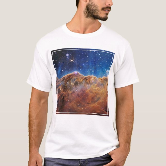 Camiseta Região Inaugural Ngc 3324 Na Nebulosa De Carina. (Frente)
