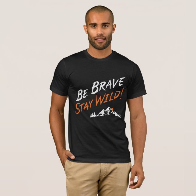 Camiseta região selvagem brava (Frente Completa)