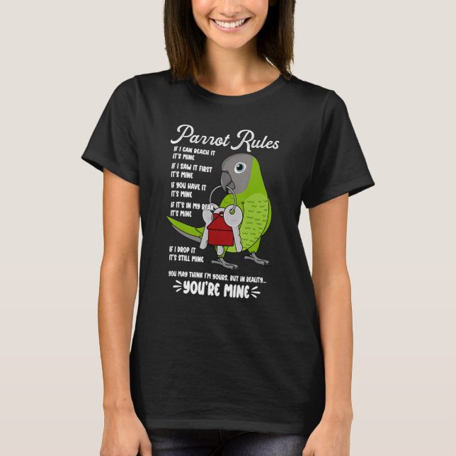 Camiseta Regimento da Casa de Papagaio É meu Conure de Cabe (Frente)