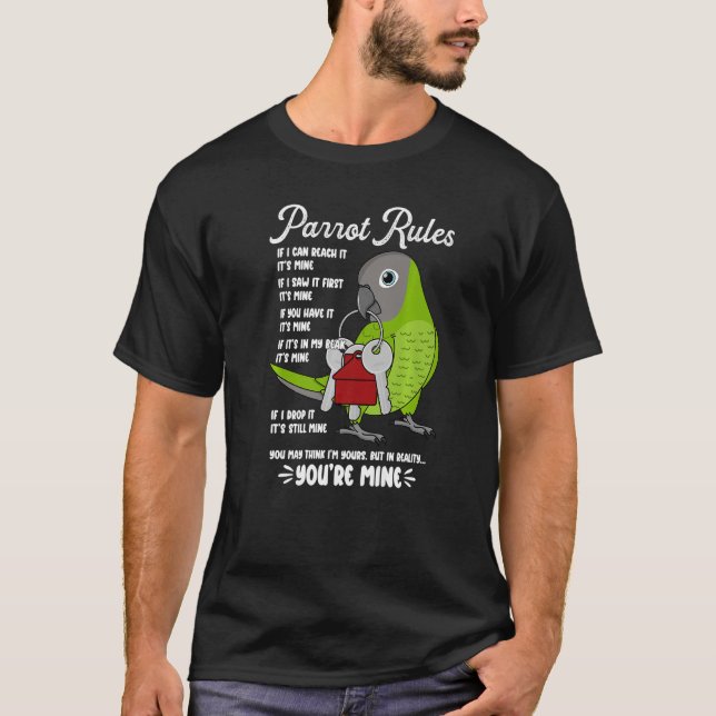 Camiseta Regimento da Casa de Papagaio É meu Conure de Cabe (Frente)