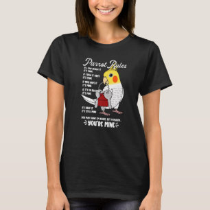 Camiseta Regimento da Casa de Papagaio É meu Lutino Cockati
