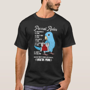 Camiseta Regimento da Casa de Papagaio É Mim I Blue Parrotl