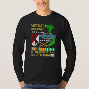 Camiseta Regimento de Cavalaria 11 blindada Vietnã Combate