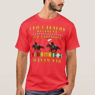 Camiseta Regimento de Cavalaria 7 do 5 Battalion Vietnamwt