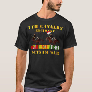 Camiseta Regimento de Cavalaria 7 vietnamwt 2 Cav Riders e 