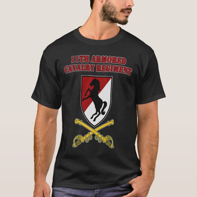 Camiseta Regimento de Cavalaria Armada para veterinários 11 (Frente)