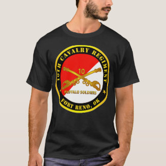 Camiseta Regimento de Cavalaria Fort Reno OK Buffalo Soldie