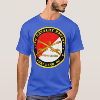 Camiseta Regimento de Cavalaria Fort Reno OK Buffalo Soldie