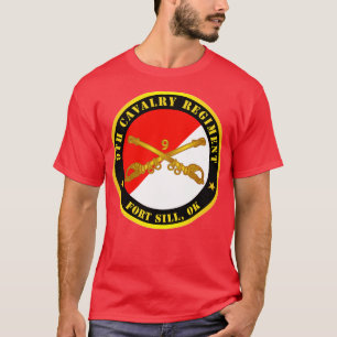 Camiseta Regimento de Cavalaria Fort Sill OK w Cav Branch