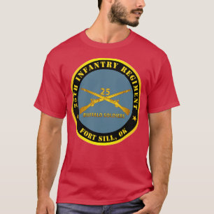 Camiseta Regimento de Infantaria de 25 Fort Sill OK Buffalo
