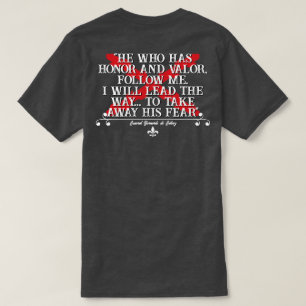 Camiseta Regimento de Infantaria Fixa da Louisiana (HONOR)