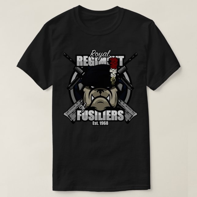 Camiseta Regimento Real dos Fusiliers 3 (Frente do Design)