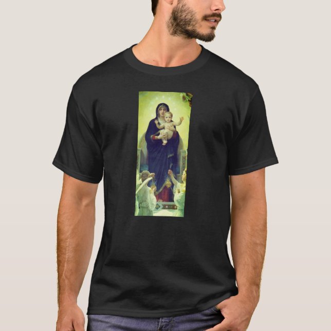 Camiseta Regina Angelorum - William-Adolphe Bouguereau (Frente)