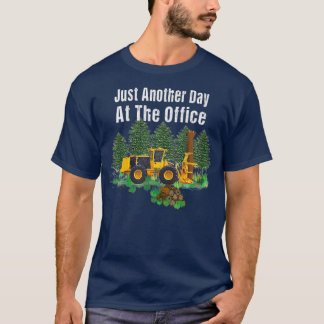 Camiseta Registrando Timber do Controlador Buncher Apenas D