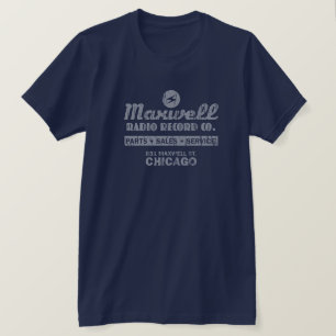 Camiseta Registro Co. Chicago do rádio de Maxwell