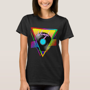 Camiseta Registro Colorido do Rainbow Vinyl Music