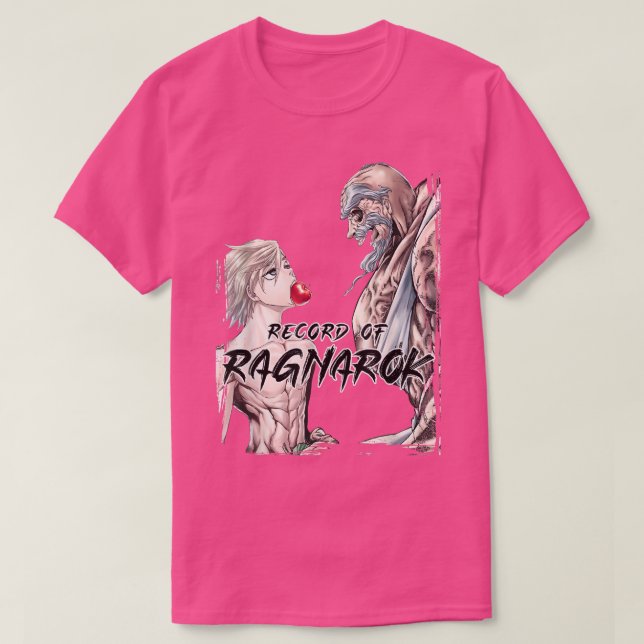 Camiseta Registro Da Moda De Anime Ragnarok (Frente do Design)