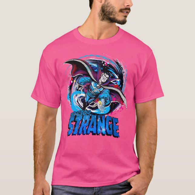 Camiseta Registro de dobra mágica retrô clássico do Marvel  (Frente)