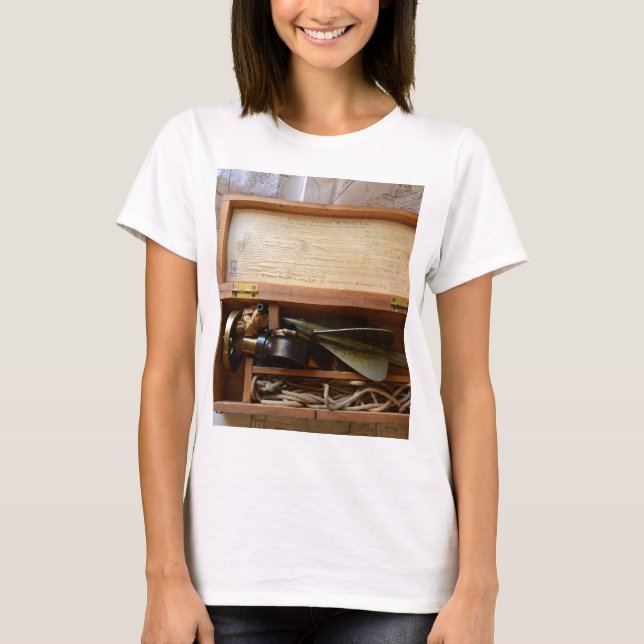 Camiseta Registro de Navio Antigo (Frente)