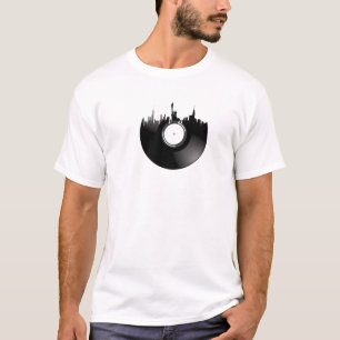 Camiseta Registro de vinil da Nova Iorque