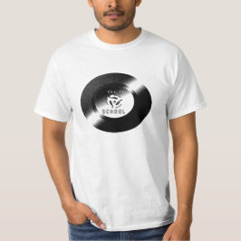 Camiseta Registro de Vinilo da Antiga Escola 45