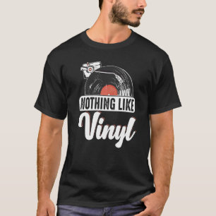 Camiseta Registro De Vinilo Recolhendo Nada Como Vinil
