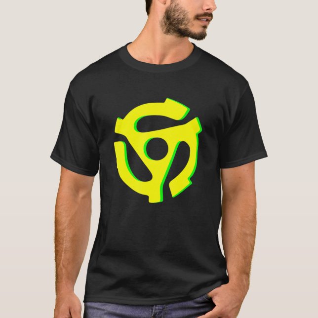 Camiseta Registro De Vinilo Retroativo 45 Rpm Inserir (Frente)