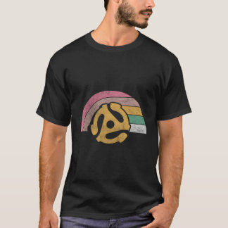 Camiseta Registro Retroativo Da Vintage Turntable Do Adapta