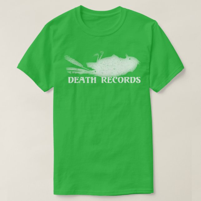 Camiseta Registros de Morte (Frente do Design)
