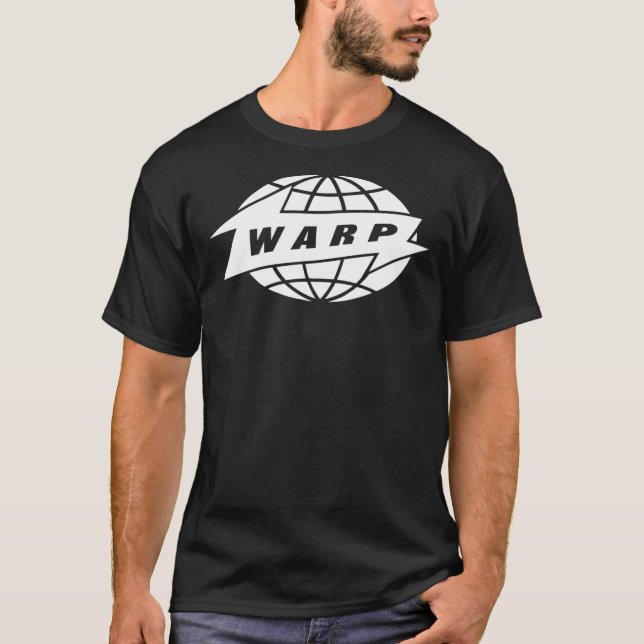 Camiseta [registros de Warp de alta qualidade (versão branc (Frente)