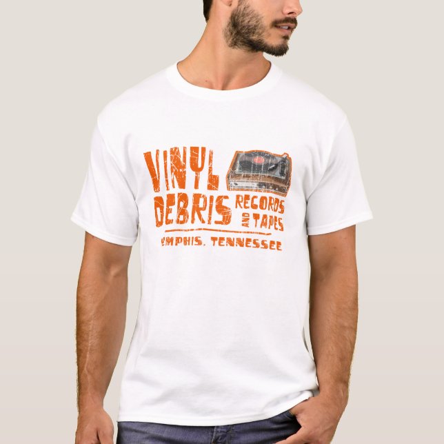 Camiseta Registros dos restos do vinil (Frente)