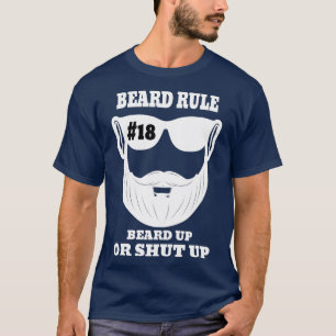 Camiseta Regra 18 Da Barba Para Bater Ou Calar A Boca