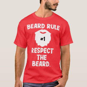 Camiseta Regra 1 da barba Respeite o presente da barba