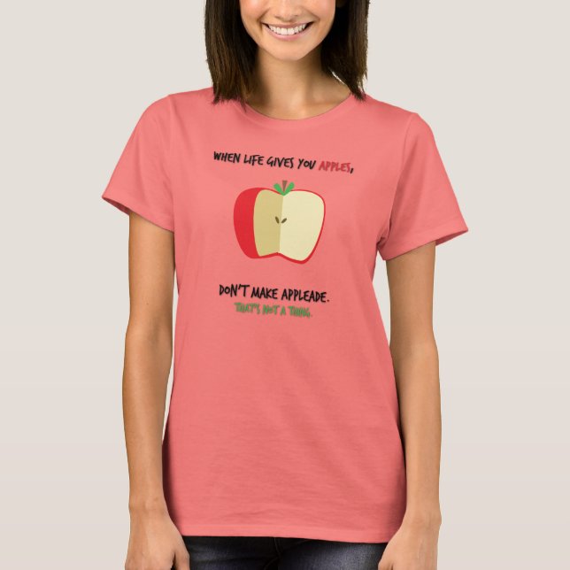 Camiseta Regra 1: Maçãs (Frente)