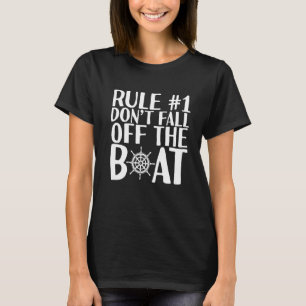 Camiseta Regra 1 Não Cair Do Barco
