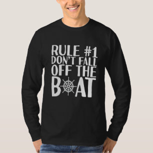 Camiseta Regra 1 Não Cair Do Barco