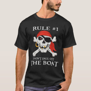 Camiseta Regra 1 Não Cair Do Partido Pirata De Cruzeiro