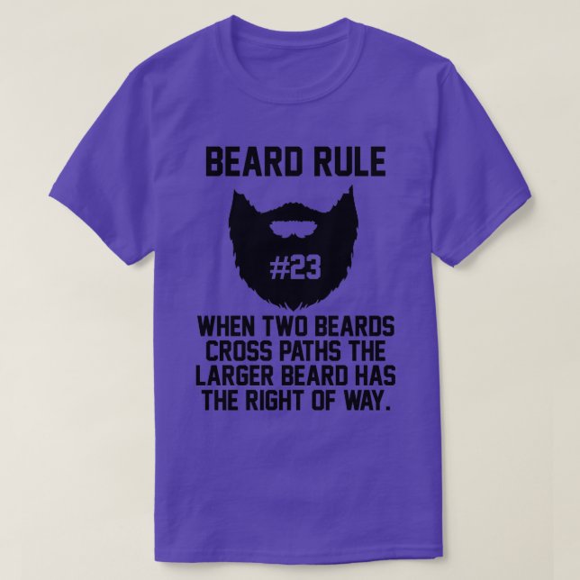 Camiseta Regra 23 Quando Duas Barbas Atravessam o Larg (Frente do Design)
