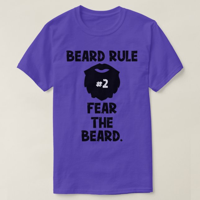 Camiseta Regra 2: A Barba Tem Medo1 (Frente do Design)