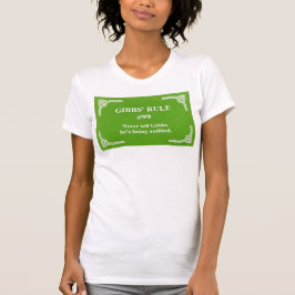 Camiseta regra 99 de Gibbs