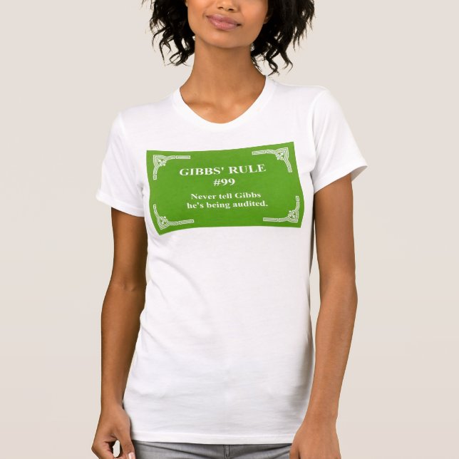 Camiseta regra 99 de Gibbs (Frente)