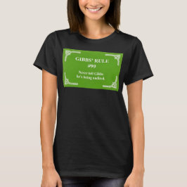 Camiseta regra 99 de Gibbs