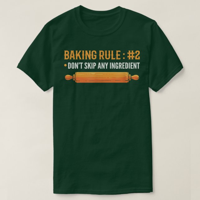 Camiseta Regra Baking Nr (Frente do Design)