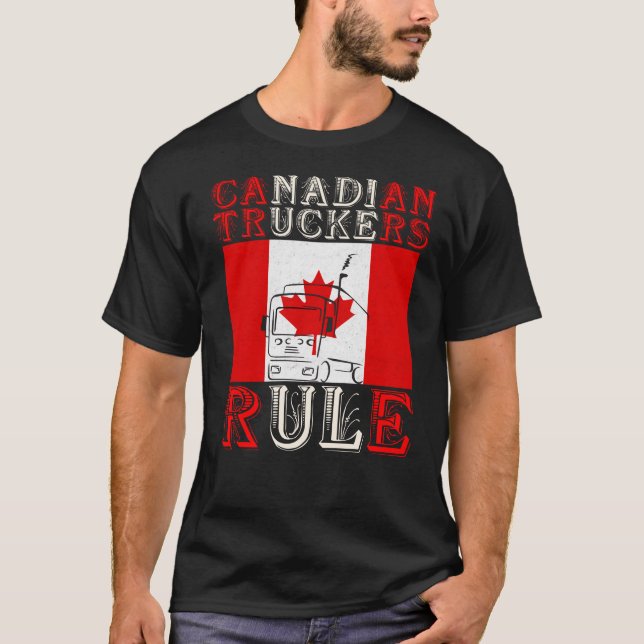 Camiseta Regra Canadiana de Caminhoneiros (Frente)