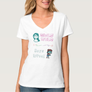 Camiseta Regra das meninas - Drool dos meninos