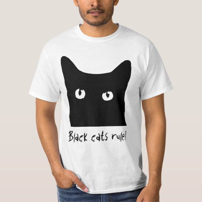 Camiseta Regra de Gato Negro! (Frente)