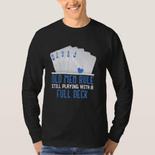 CAMISETA REGRA DE HOMENS ANTIGOS DO LEITOR DE PÓS AINDA A R